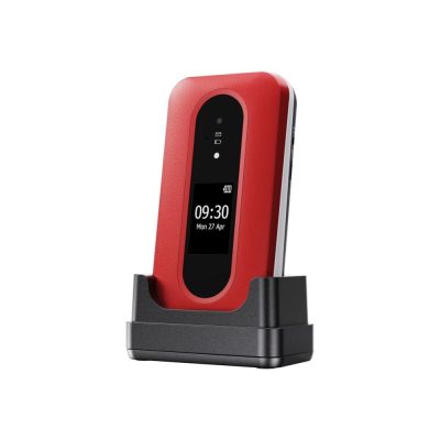 12. Doro Leva L30 7.11 cm (2.8") 142.7 g Red, White Functional phone