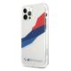 2. BMW Motorsport Tricolor Case for iPhone 12 Pro Max - Transparent