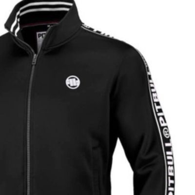 3. Men's Pit Bull West Coast Oldschool Tape Logo Terry Sweatshirt - 1423039