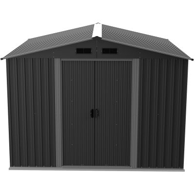 10. METAL GARDEN TOOL HOUSE 257X257X202CM