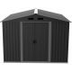 10. METAL GARDEN TOOL HOUSE 257X257X202CM