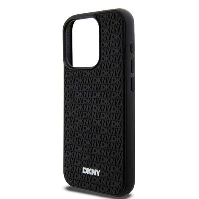 6. DKNY 3D Rubber Repeat Pattern case for iPhone 15 Pro - black