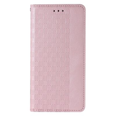 3. Magnet Strap Case Case for Samsung Galaxy S22 + (S22 Plus) Pouch Wallet + Mini Lanyard Pendant Pink