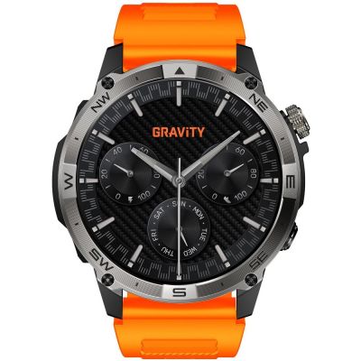 7. Smartwatch Gravity Black Strap + Bracelet GT46-4
