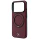 6. Mercedes Leather with Ring Stand MagSafe Case for iPhone 18 Pro / 17 Pro – Burgundy