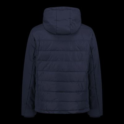 7. CMP men's winter jacket with hood, sports, insulated, navy blue (34K0147/N950)