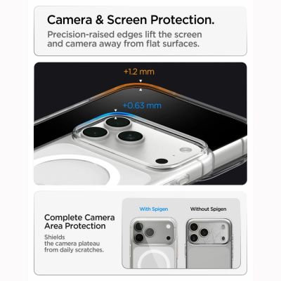 11. Spigen Liquid Crystal MagSafe Case for iPhone 18 Pro Max / 17 Pro Max - Clear and White