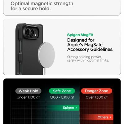 11. Spigen Tough Armor T MagSafe case for iPhone Duo - black