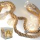 4. ROPE LIGHT 30LED 280 CM WARM WHITE JUTE