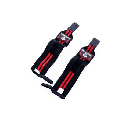 5. Elastic Wrist Supports/Grips | Black/Red