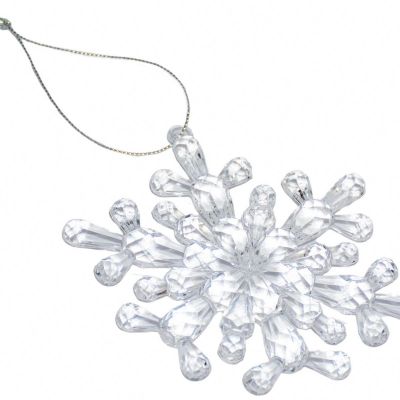 4. SNOWFLAKE HANGING DECORATION 12x12 CM PATTERN 4