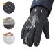 3. Anti-slip winter phone sports gloves (size XL) - black