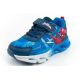 3. Leomil children's sports shoes Spiderman sneakers lightweight with velcro LED blue