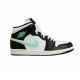 Air Jordan 1 Mid Green Glow White Men's Sneakers - DQ8426-103