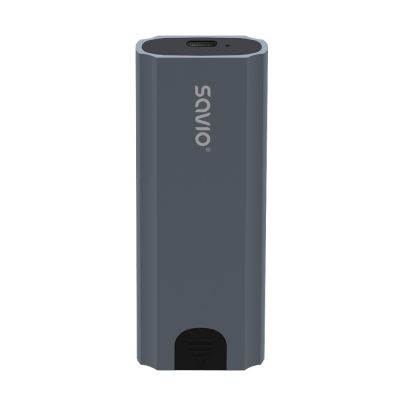 11. SAVIO EXTERNAL M.2 SSD NVME CASE, USB, AK-67