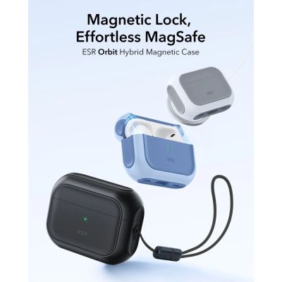 2. ESR Orbit HaloLock MagSafe case for AirPods Pro 3 - black