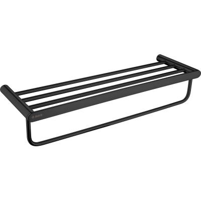Deante Nero Ribbed Shelf