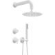 Concealed shower set with shower head
