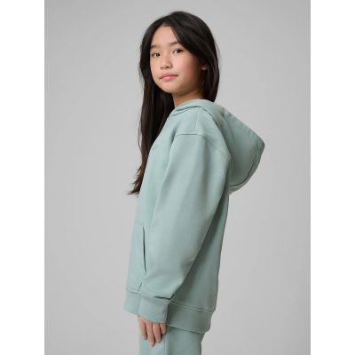 3. Girls' loose sweatshirt with hood 4F 4FJRSS26TSWSF2716-47S