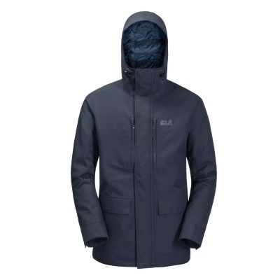 Jack Wolfskin WEST COAST JACKET men's waterproof hooded jacket night blue (1110811_1010)
