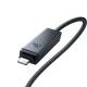 5. Baseus Versatile 60W USB-C to USB-C Cable with USB-A and Lightning Adapters, 1 m – Black