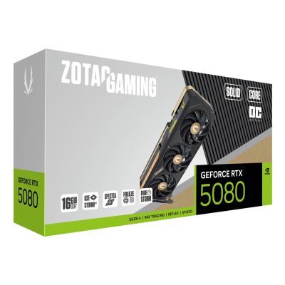6. ZOTAC GAMING GeForce RTX 5080 SOLID Core OC 16GB Graphics Card