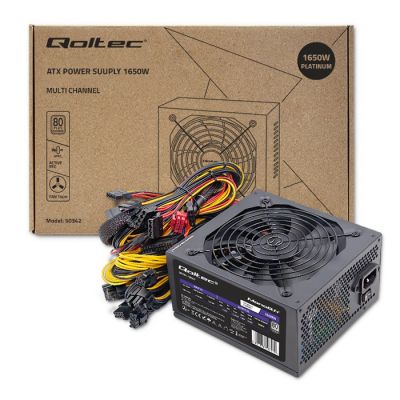 4. Qoltec Efficient ATX Power Supply 1650W | 80 Plus Platinum