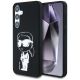 Case Karl Lagerfeld Silicone Graffiti Ikonik Printed Logo MagSafe Samsung Galaxy S25 black