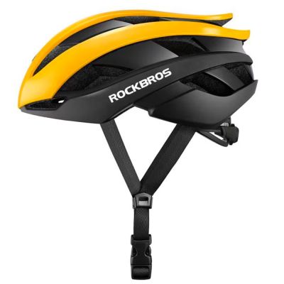 2. Rockbros 10110004005 bicycle helmet, size L - yellow and black
