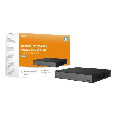 2. Imou N118-8P 18-Channel IP Recorder with 8 PoE Ports