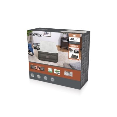 28. Bestway 69048 / 23 Air Mattress Single Mattress Gray, White Unisex