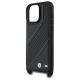 5. BMW M Edition Carbon Stripe & Strap Case for iPhone 16 Pro Max - Black