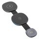 Dudao A11S 3-in-1 wireless charger, MagSafe-compatible, for smartphone, smartwatch and headphones – black