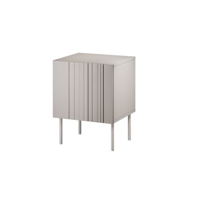 Bedside table 2 pcs ISLA 44.5x40x59 cashmere matt