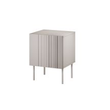 Bedside table 2 pcs ISLA 44.5x40x59 cashmere matt