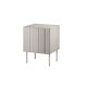 Bedside table 2 pcs ISLA 44.5x40x59 cashmere matt