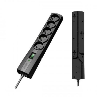 2. Ever Classic surge protector strip 1.5m (black) (T/LZ09-CLA015/0000)