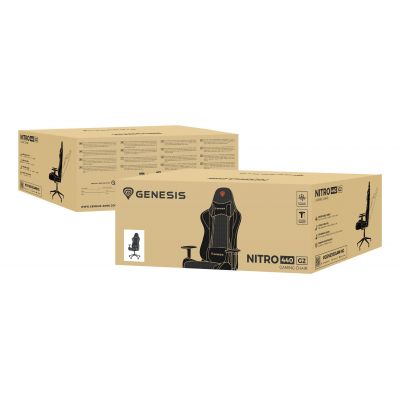 16. Genesis Nitro 440 G2 Mesh Gaming Chair Black