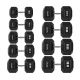 36. HMS HEX PRO 60 KG dumbbell