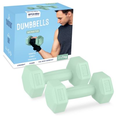 7. Spokey Monster dumbbells 2x 1 kg SPK-944049