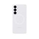 2. Samsung Silicone Magnet Case for Samsung Galaxy S26+, MagSafe Compatible - White