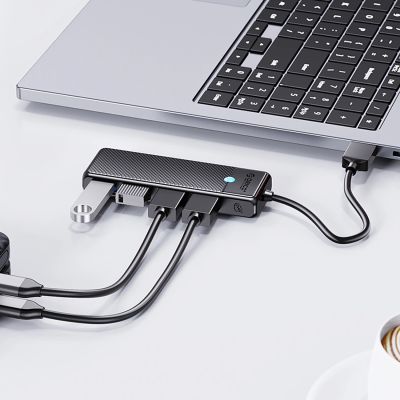 3. Orico PAPW4A-C3 USB-A Hub Docking Station 4x USB-A 3.0 - Black