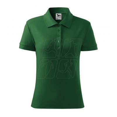 3. Malfini Cotton polo shirt W MLI-21306 bottle green