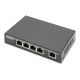 Digitus 4-Port Gigabit 4PPoE Extender, 802.3at, 60W