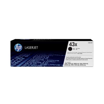 HP 43X original black LaserJet XL toner cartridge