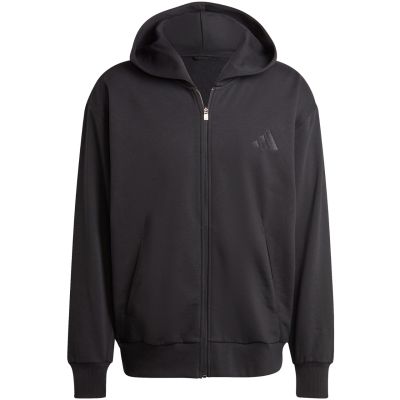 2. Men's adidas All Szn Fleece Full-Zip Hoodie Black IX1249
