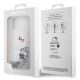 7. Hello Kitty Liquid Glitter Charms Kitty Head case for iPhone 14 - silver