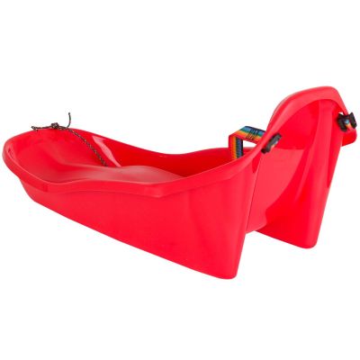 9. MINI TOPO RED PLASTIC SLEDGE
