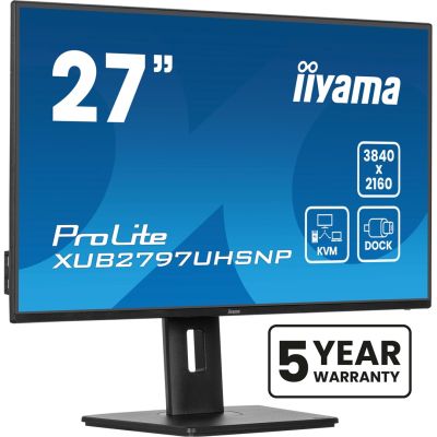 IIYAMA monitor 68.5cm (27") XUB2797UHSNP-B1 16:9 HDMI+DP+USB-C IPS
