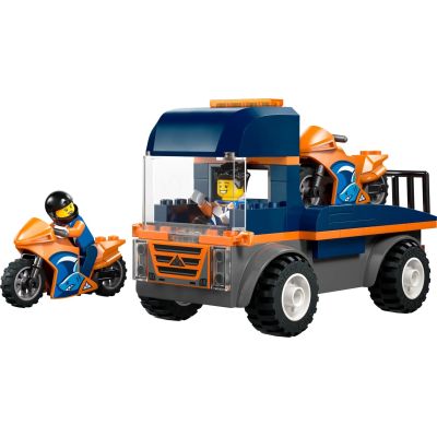 3. LEGO City 60491 Motorcycle Transporter
